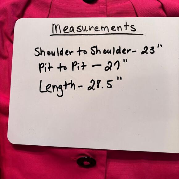 Apostrophe Jacket Women's Size 24W Pink Boho Preppy - Picture 7 of 7